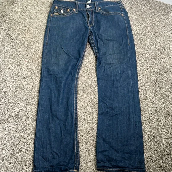 True religion blue men jeans size 36 - Picture 4 of 10